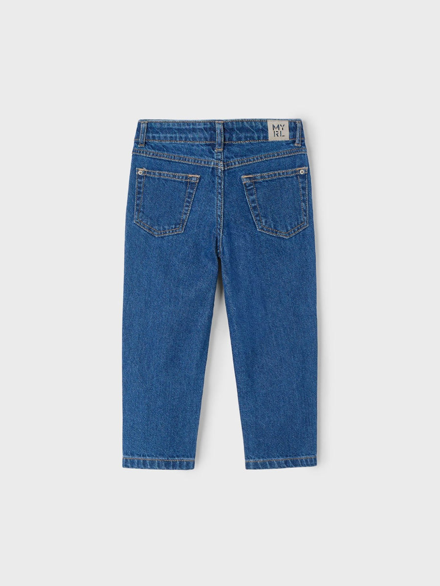 Calça mom fit Base (Ganga c/ Lavagem)  para Menina - Mayoral