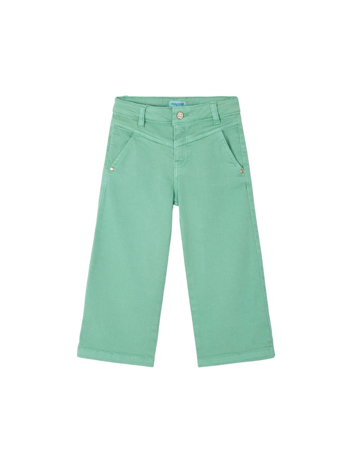 Calça sarja Menta (Verde Água)  para Menina - Mayoral