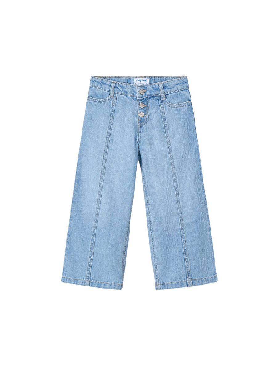 Calça denim fluida Claro (Ganga c/ Lavagem)  para Menina - Mayoral