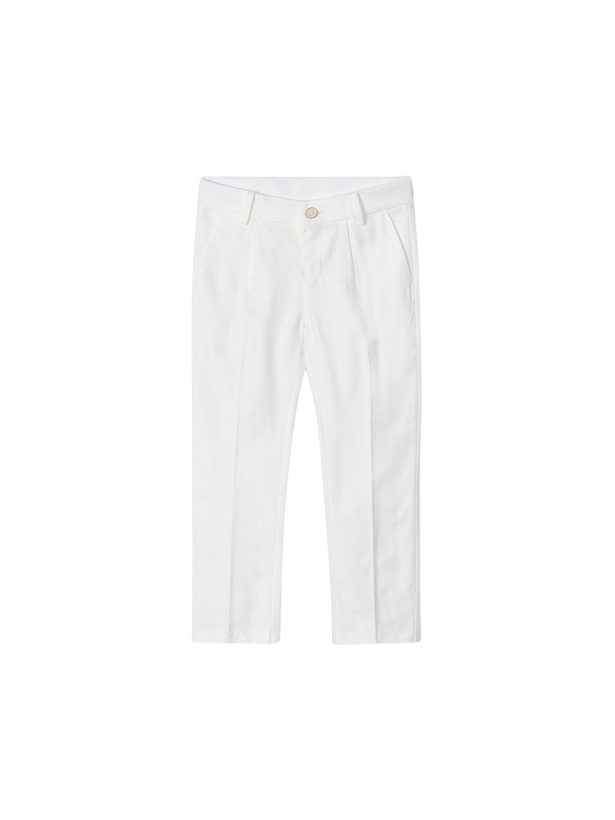 Calça linho suiting Nata (Creme / Pérola)  para Menino - Mayoral