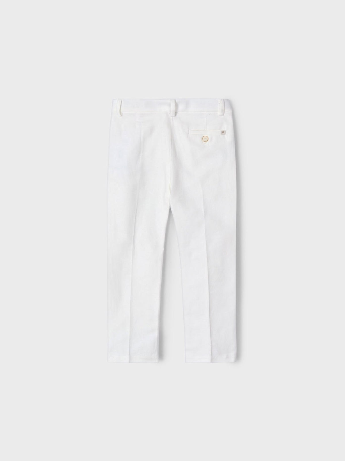 Calça linho suiting Nata (Creme / Pérola)  para Menino - Mayoral