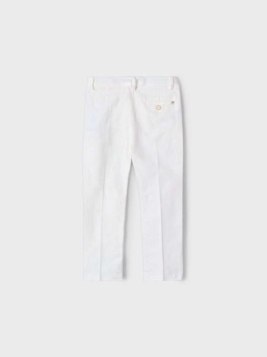Calça linho suiting Nata (Creme / Pérola)  para Menino - Mayoral