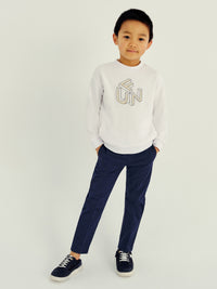 Calça slim suiting Marinho (Marinho)  para Menino - Mayoral