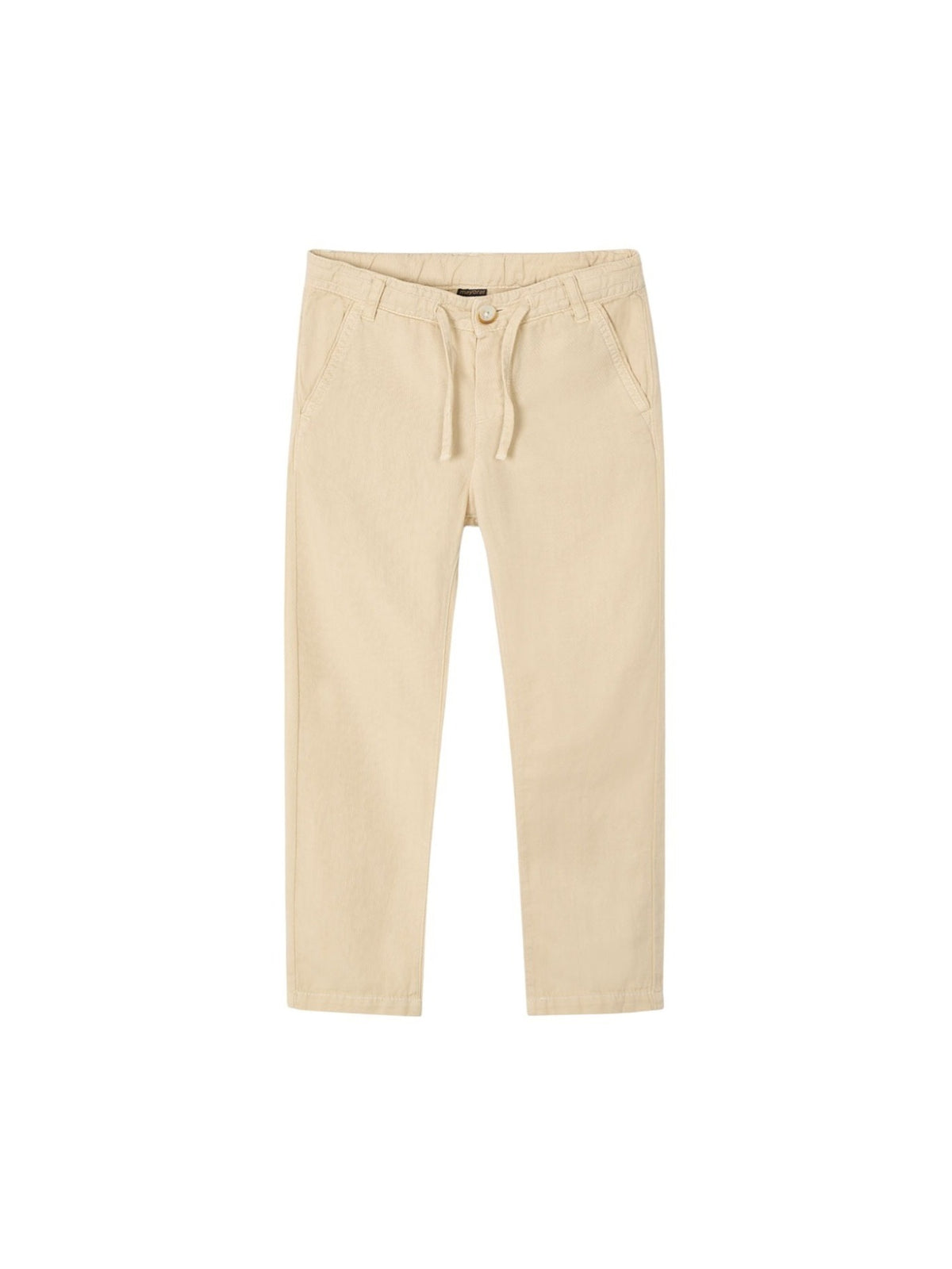 Calça linho delavado Bolacha (Castanho Claro)  para Menino - Mayoral