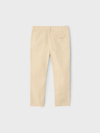 Calça linho delavado Bolacha (Castanho Claro)  para Menino - Mayoral