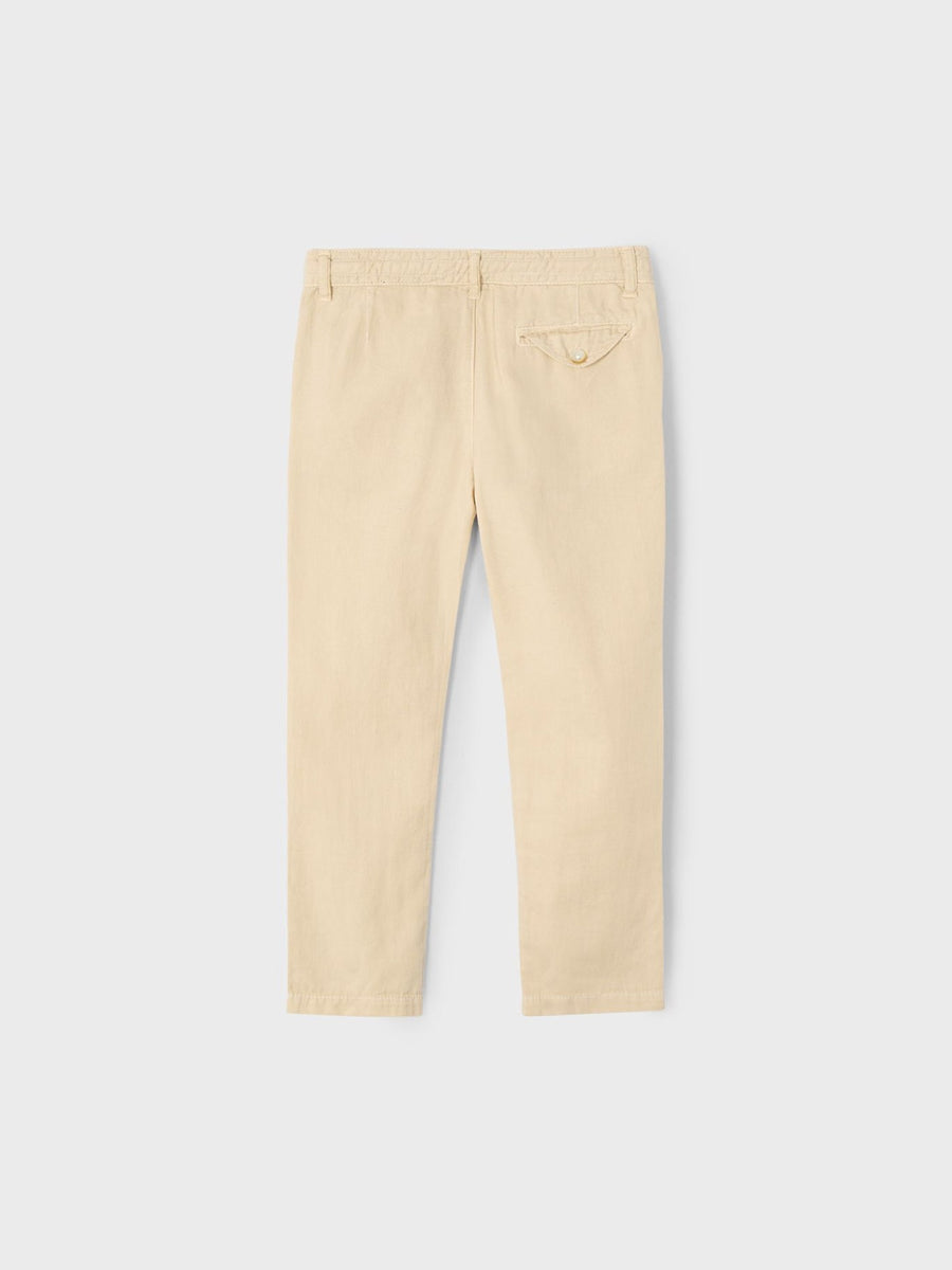 Calça linho delavado Bolacha (Castanho Claro)  para Menino - Mayoral