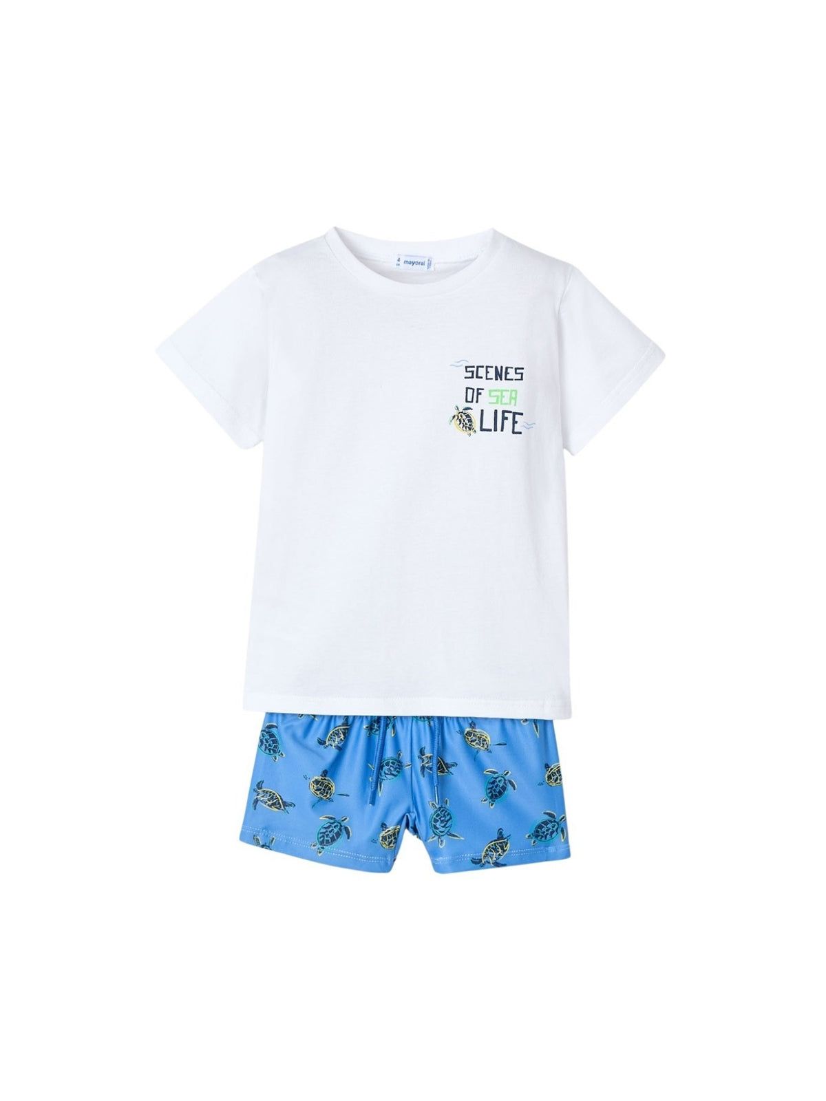 Conj. fato banho T´shirt Capri (Ganga)  para Menino - Mayoral