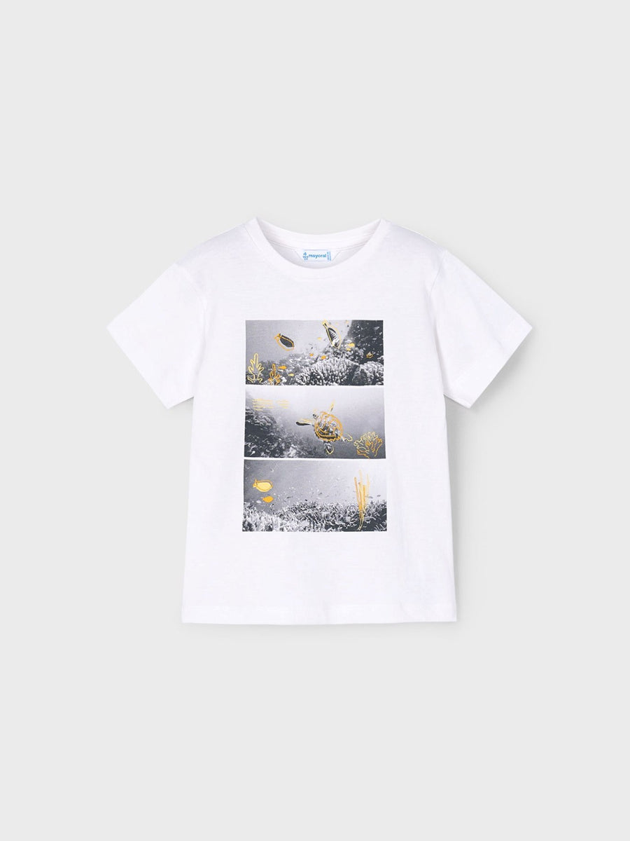 Conj. malha 2 camisetas Amarelo (Amarelo)  para Menino - Mayoral