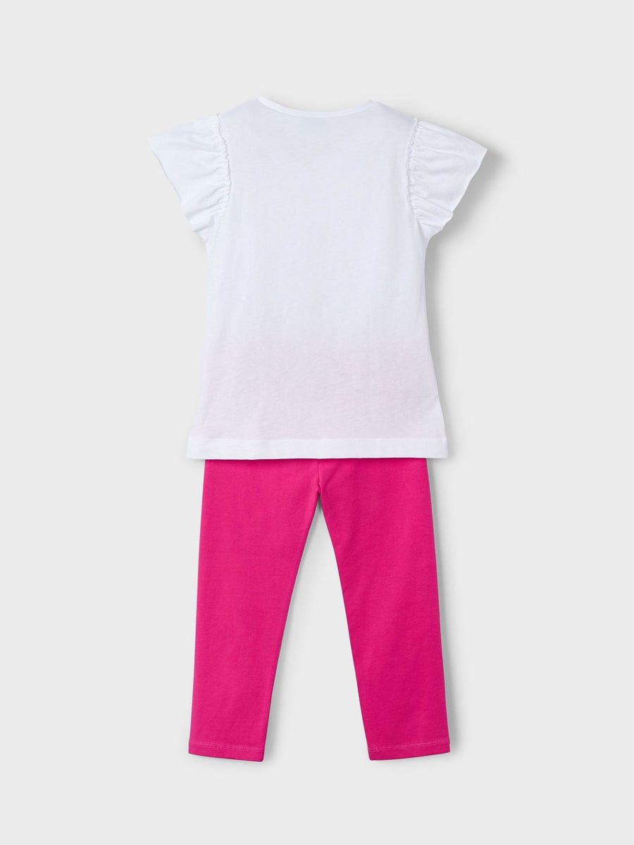 Conj. leggings flor Magenta (Magenta)  para Menina - Mayoral
