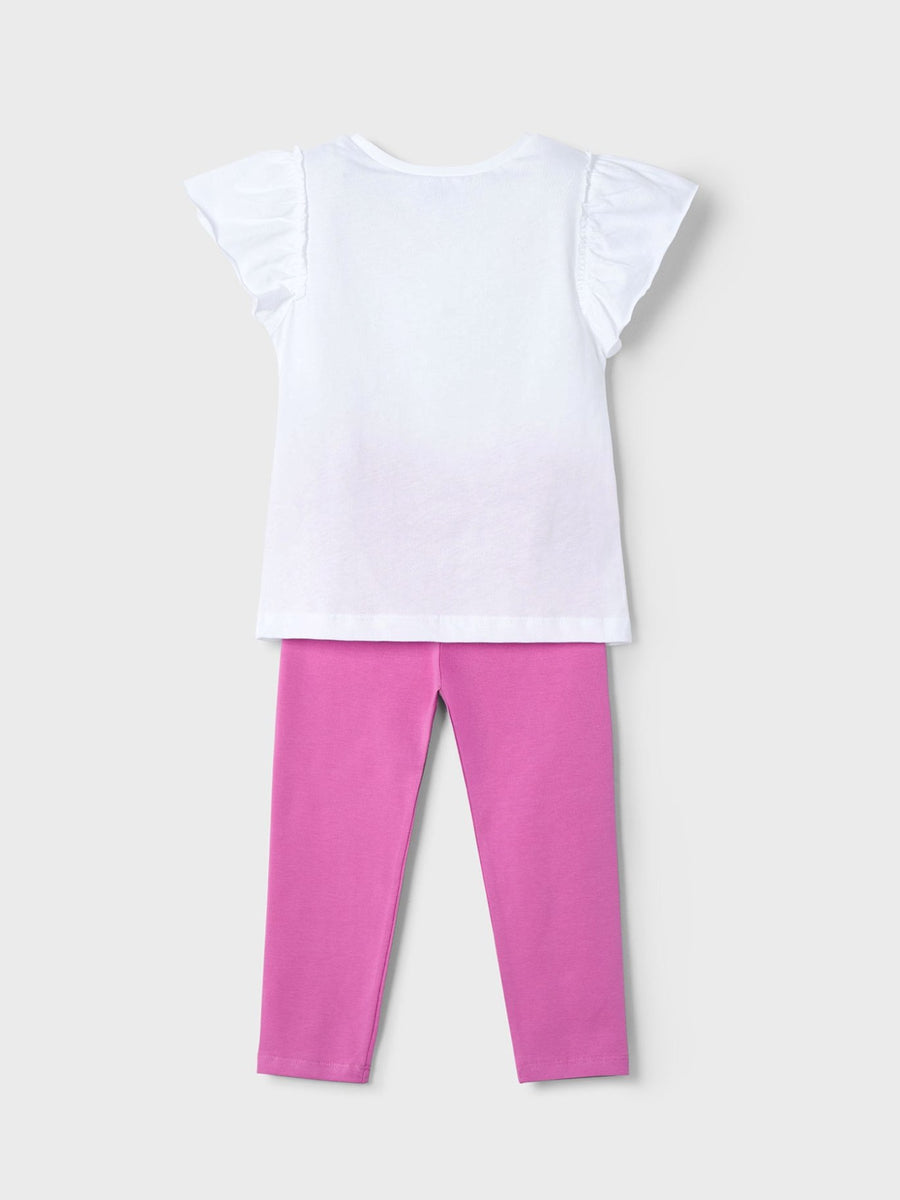 Conj. leggings flor Orquídea (Violeta)  para Menina - Mayoral