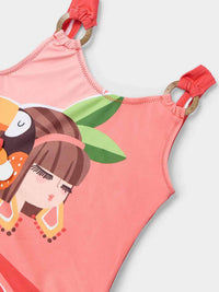 Fato banho menina Tangerina (Laranja)  para Menina - Mayoral