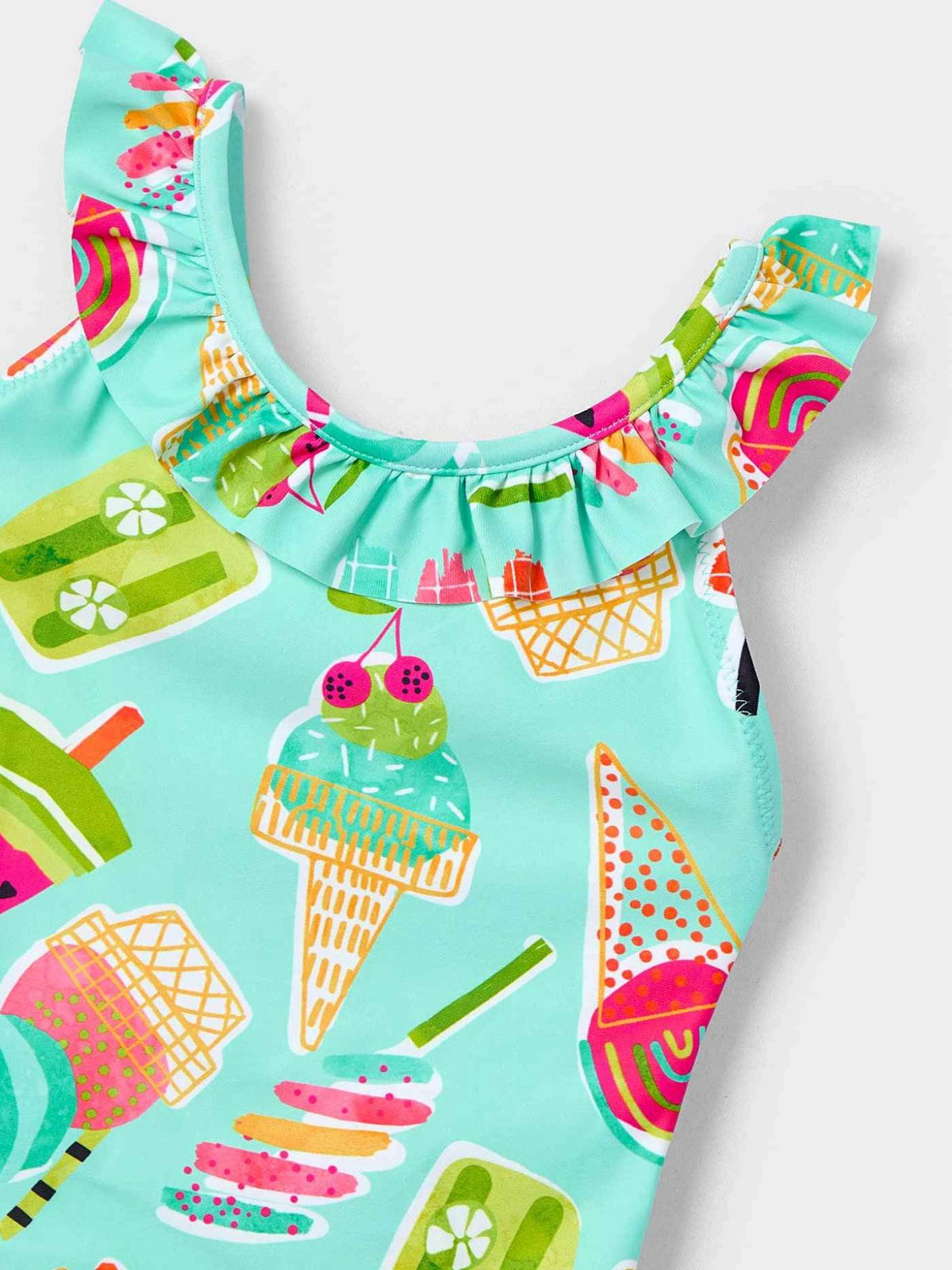 Fato de banho estampado Água (Verde Água)  para Menina - Mayoral