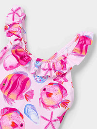 Fato de banho estampado Magenta (Magenta)  para Menina - Mayoral