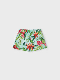Saia calça estampada Água (Verde Água)  para Menina - Mayoral