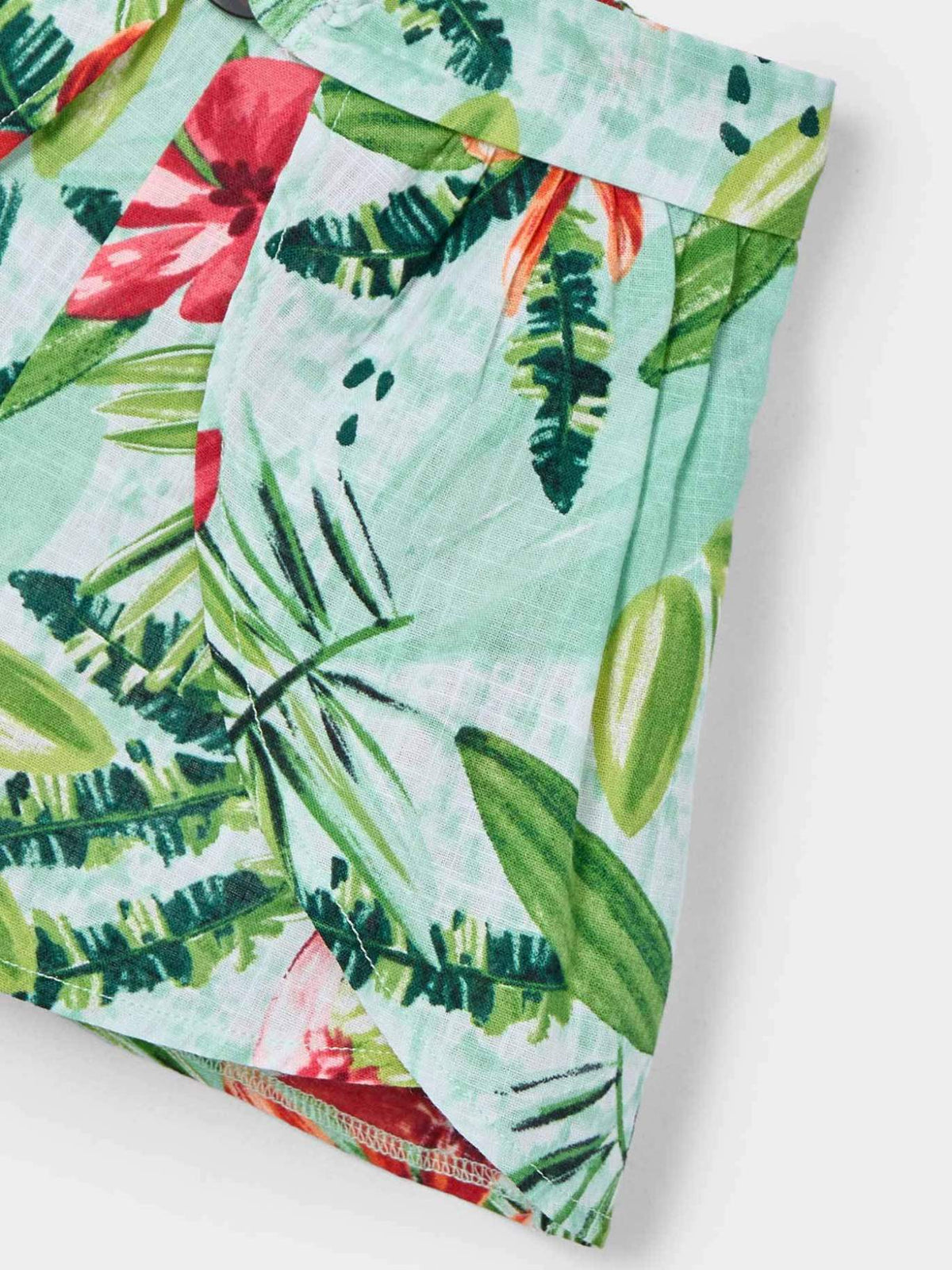 Saia calça estampada Água (Verde Água)  para Menina - Mayoral