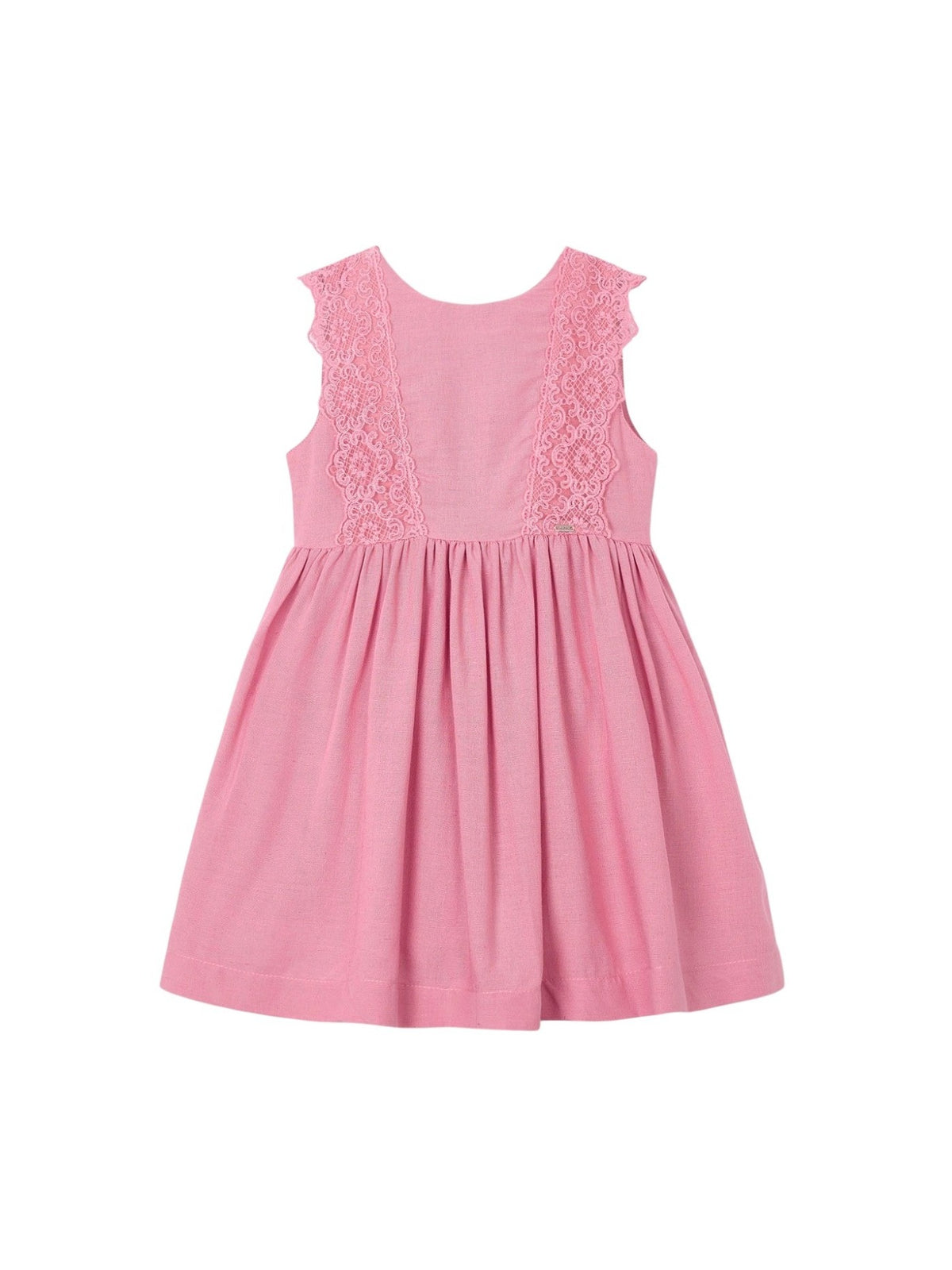 Vestido linho Rosado (Rosa Velho)  para Menina - Mayoral