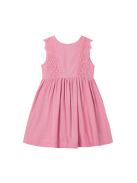 Vestido linho Rosado (Rosa Velho)  para Menina - Mayoral