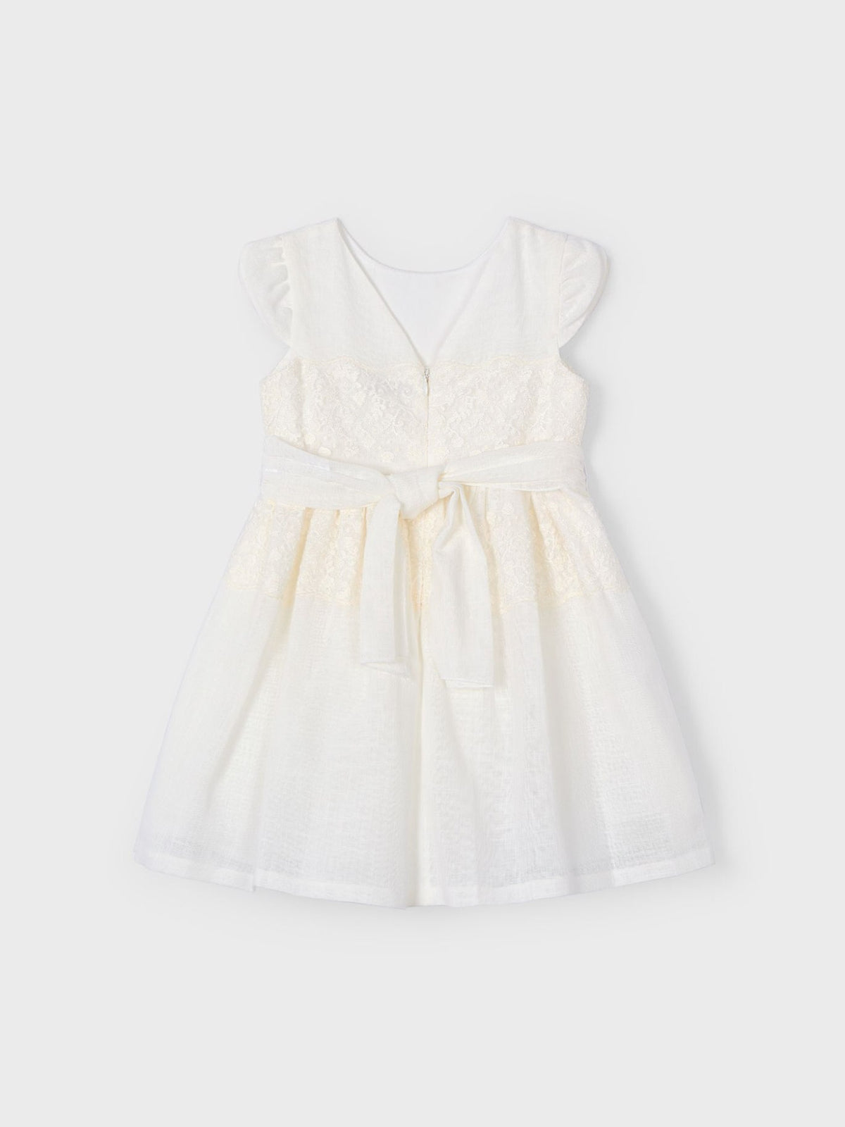 Vestido Crú (Creme / Pérola)  para Menina - Mayoral