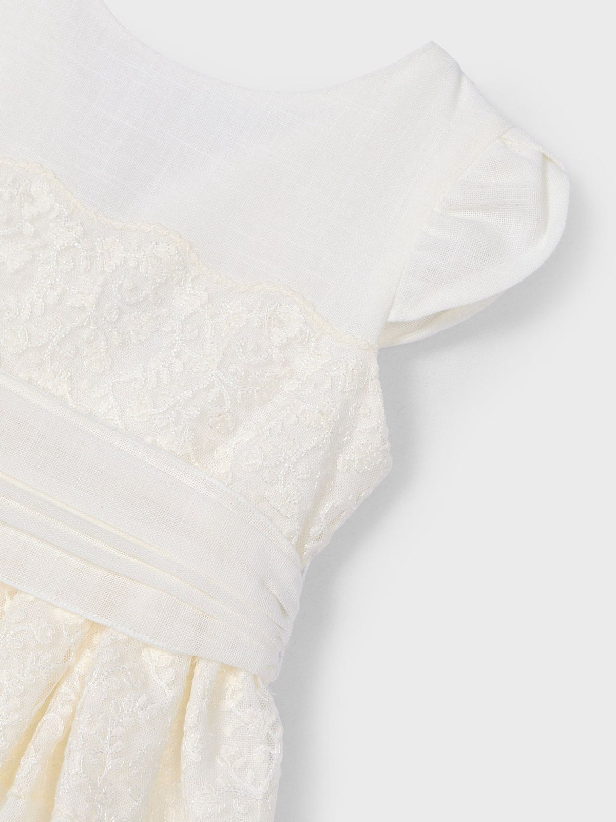 Vestido Crú (Creme / Pérola)  para Menina - Mayoral