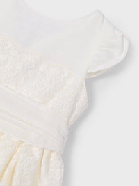 Vestido Crú (Creme / Pérola)  para Menina - Mayoral