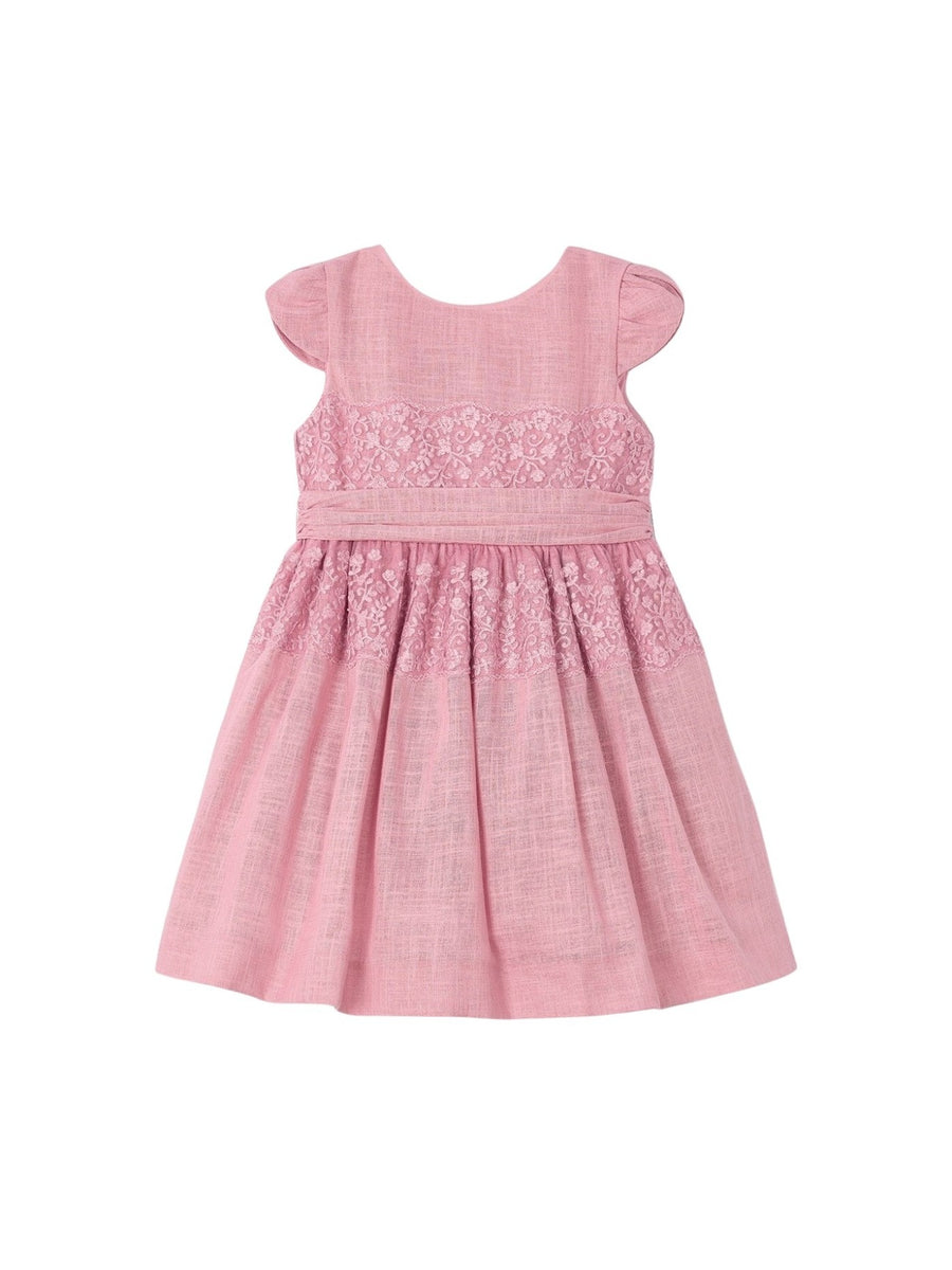 Vestido Rosado (Rosa Velho)  para Menina - Mayoral