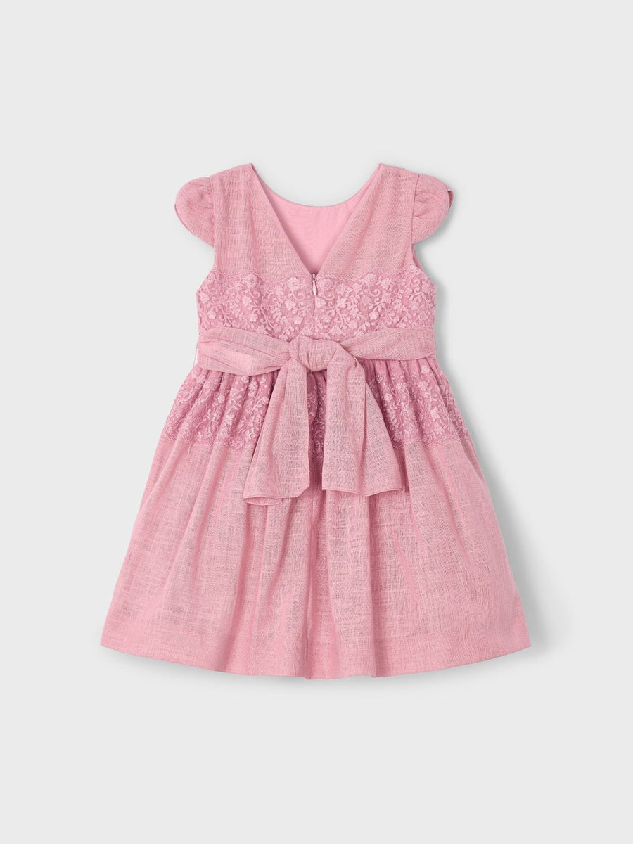 Vestido Rosado (Rosa Velho)  para Menina - Mayoral