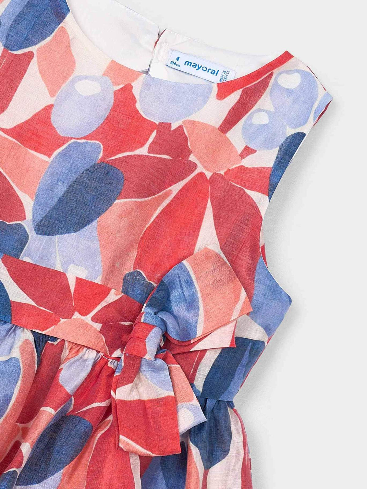 Vestido estampado Vermelho (Vermelho)  para Menina - Mayoral
