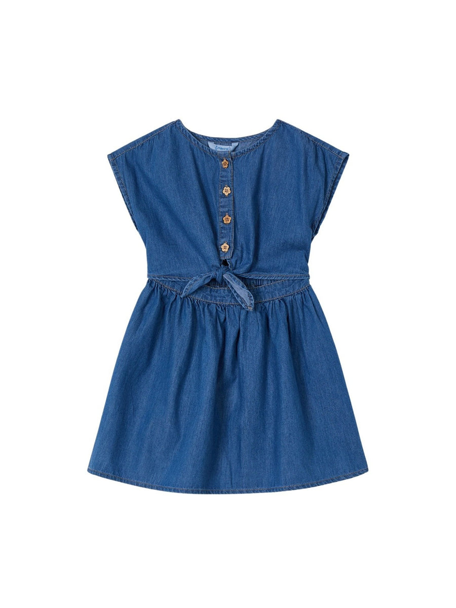 Vestido fluido Base (Ganga c/ Lavagem)  para Menina - Mayoral