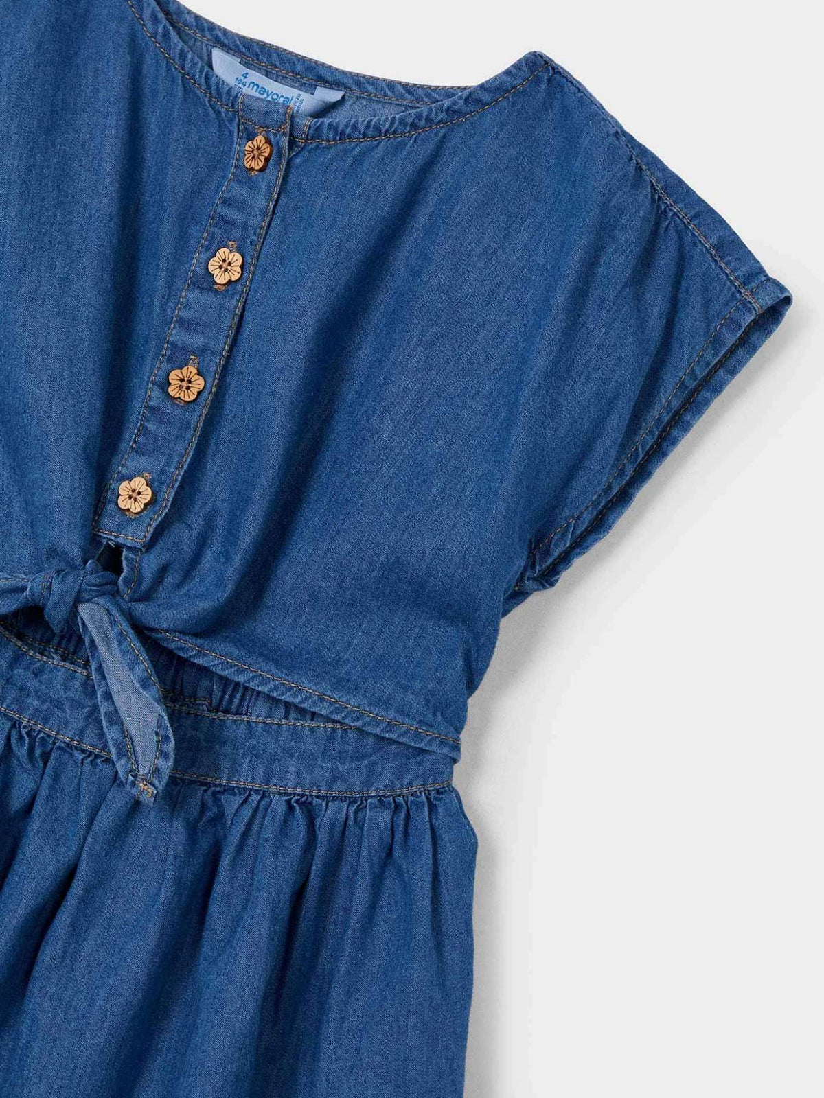 Vestido fluido Base (Ganga c/ Lavagem)  para Menina - Mayoral