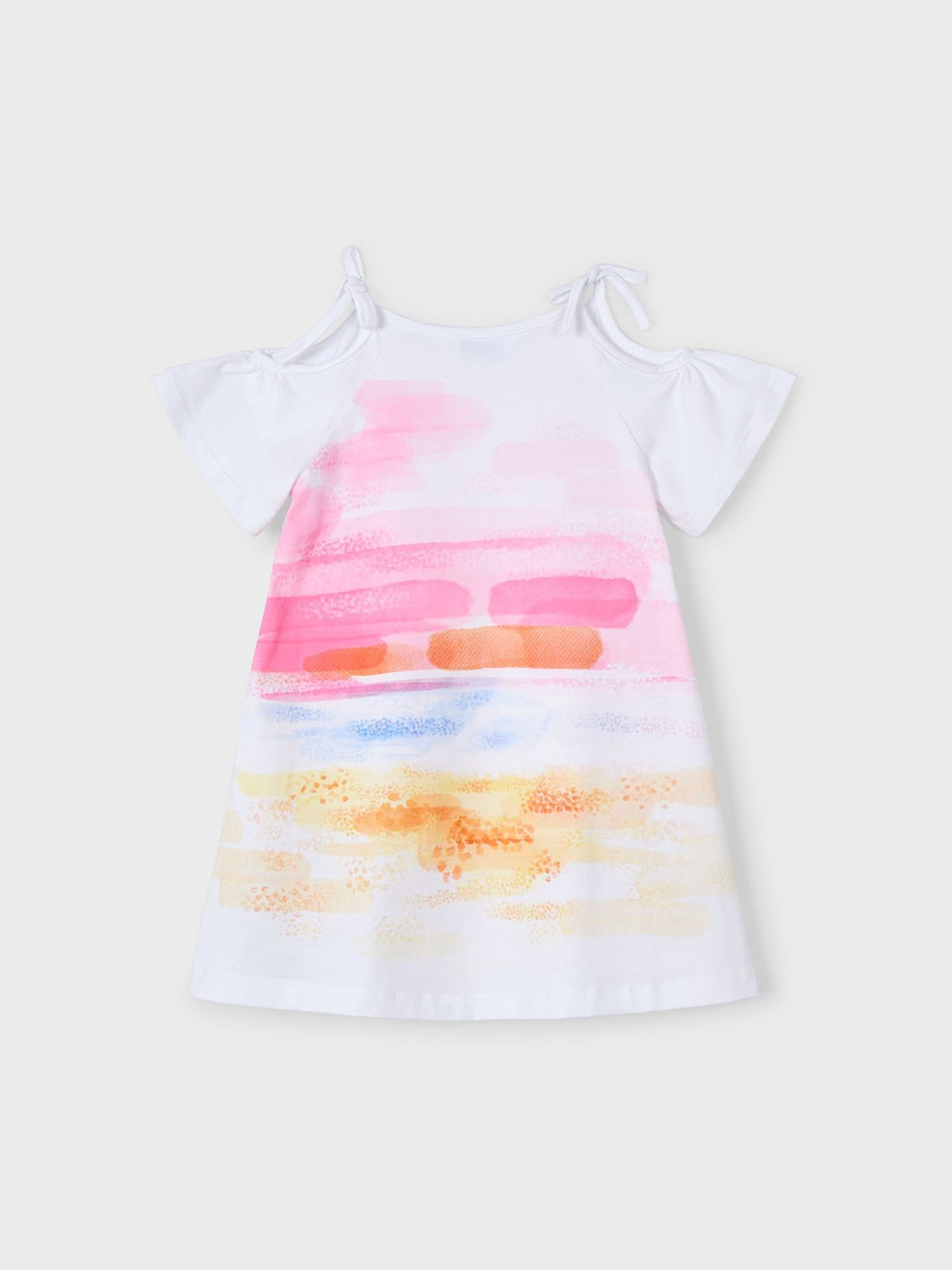 Vestido aplicações Branco (Branco)  para Menina - Mayoral