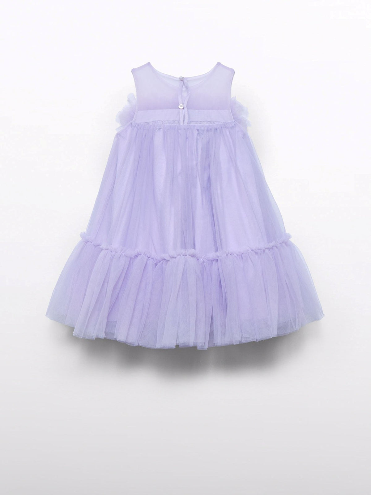 Vestido tule Lilás (Lilás)  para Menina - Abel & Lula