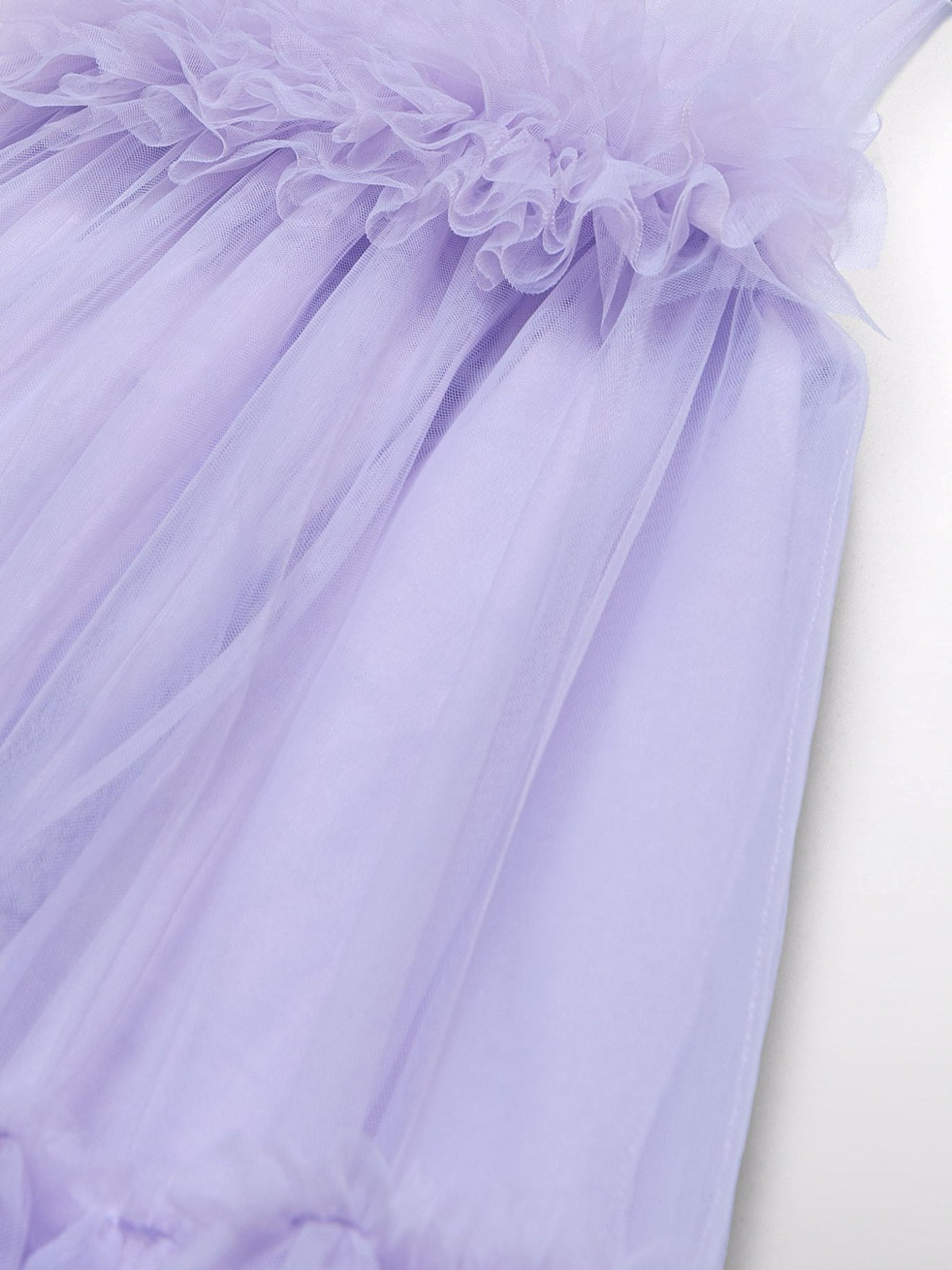 Vestido tule Lilás (Lilás)  para Menina - Abel & Lula