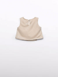 Top Dourado (Dourado)  para Menina - Abel & Lula