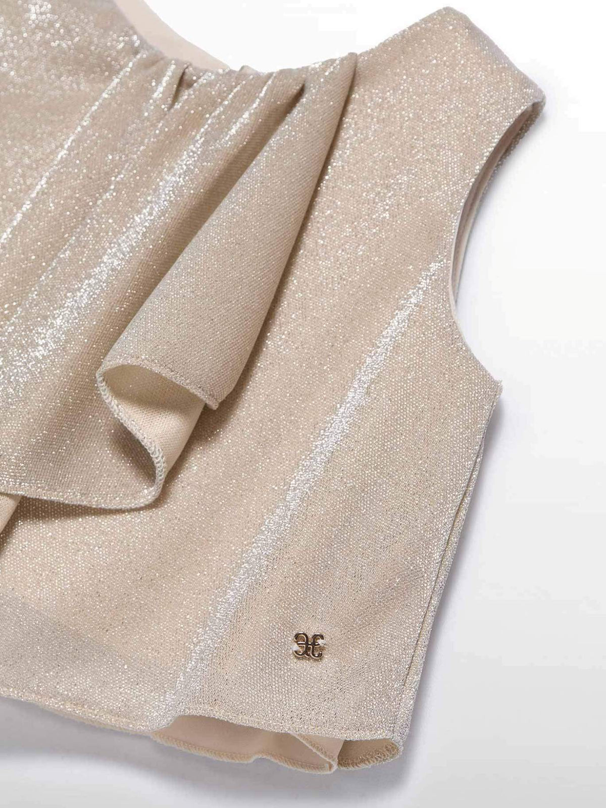 Top Dourado (Dourado)  para Menina - Abel & Lula