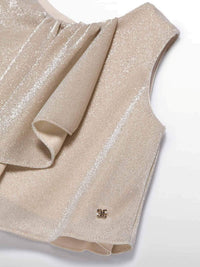 Top Dourado (Dourado)  para Menina - Abel & Lula
