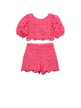 Embroidered shorts set - 25-05231