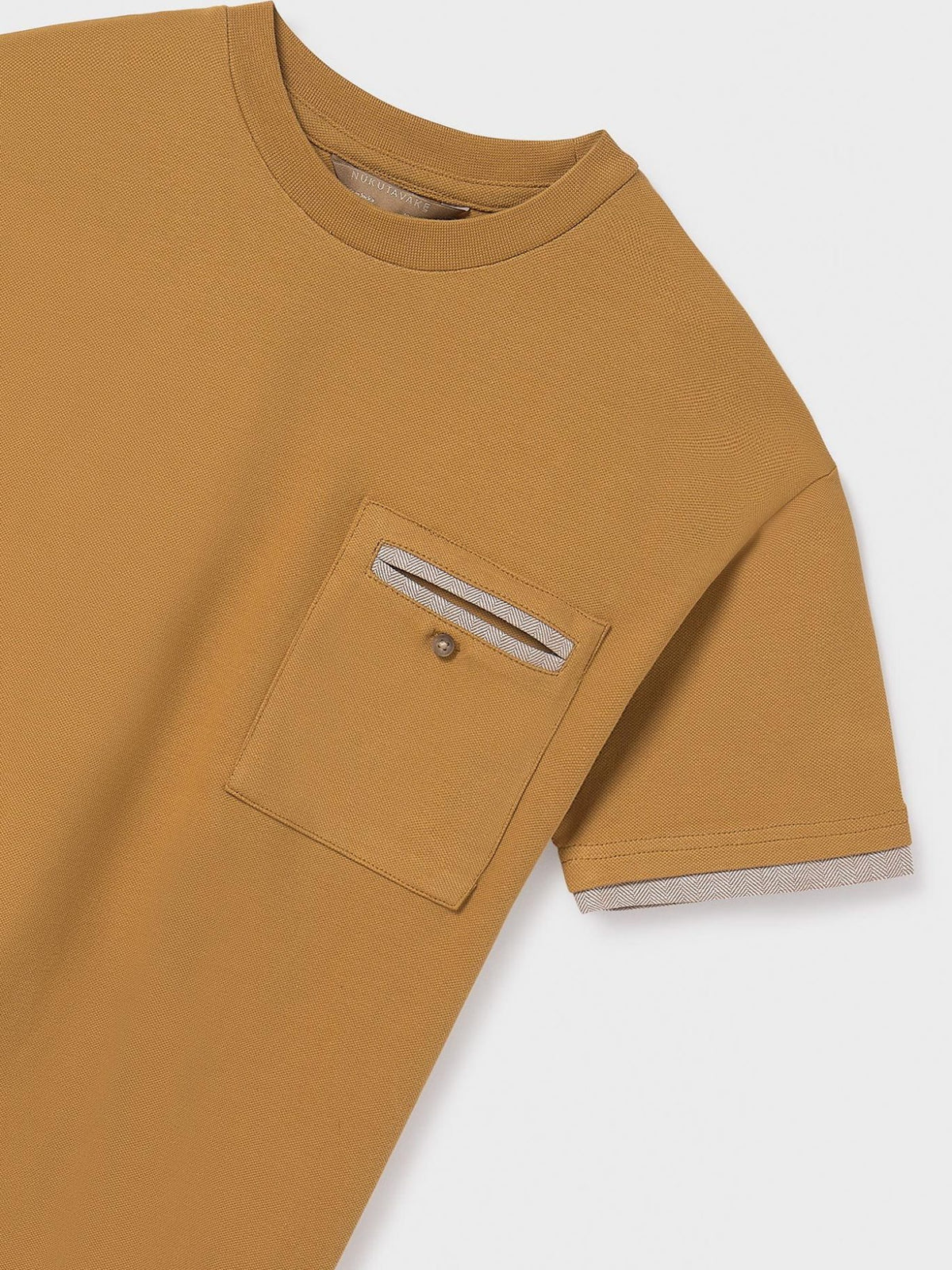 Camiseta m/c contrastes Dijon (Amarelo Ocre)  para Menino - Mayoral
