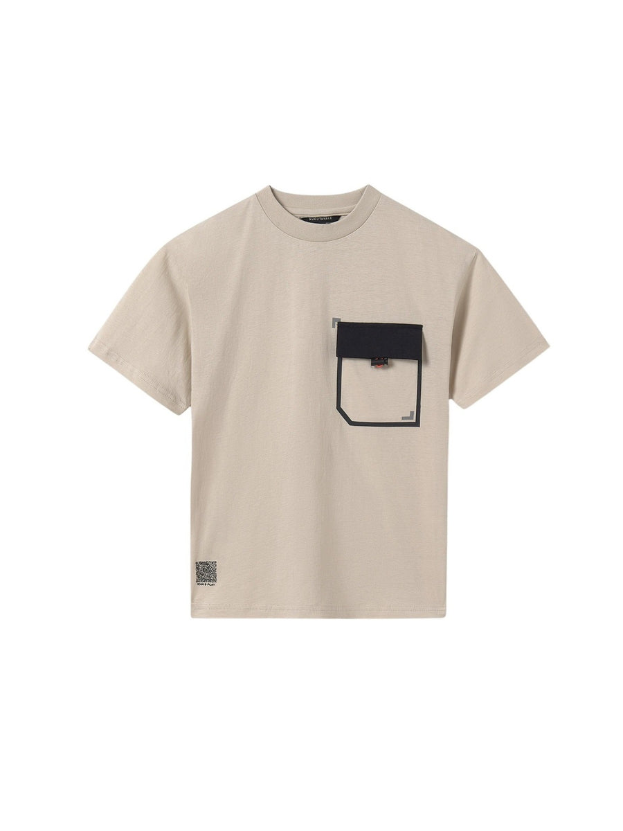 Camiseta m/c "athletics" Quartzo (Bege)  para Menino - Mayoral