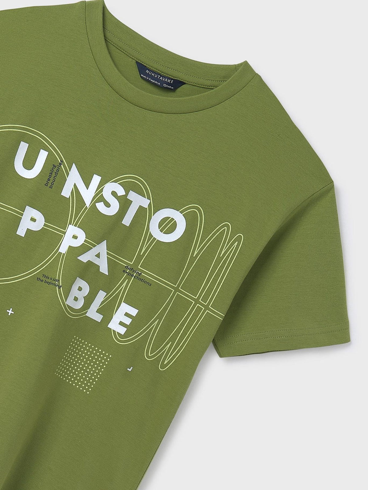 Camiseta m/c "unstoppable Verde (Verde)  para Menino - Mayoral