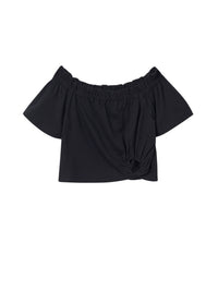 T´shirt coração Preto (Preto)  para Menina - Mayoral