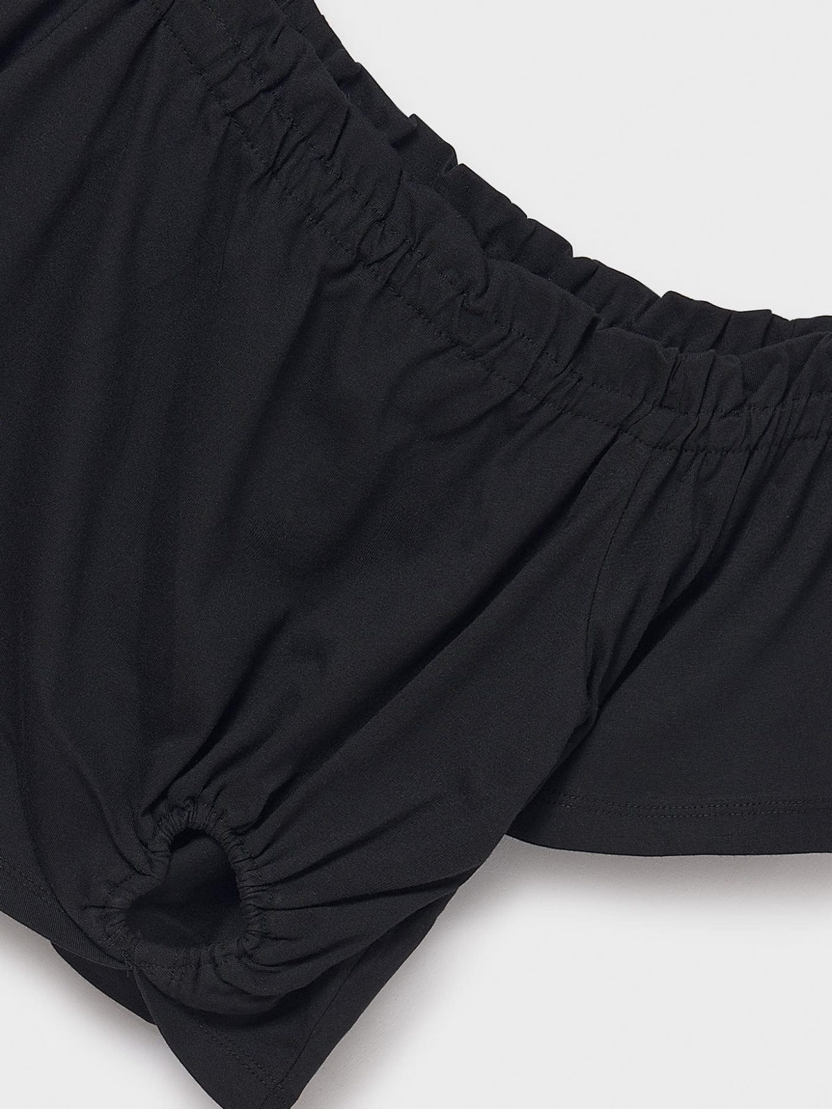 T´shirt coração Preto (Preto)  para Menina - Mayoral