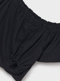 T´shirt coração Preto (Preto)  para Menina - Mayoral