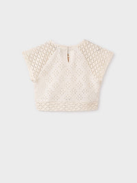 Top punto calado Osso (Bege)  para Menina - Mayoral