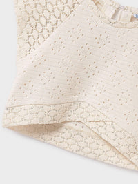 Top punto calado Osso (Bege)  para Menina - Mayoral