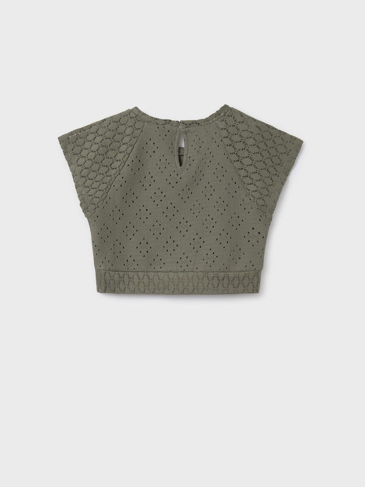 Top punto calado Musgo (Azeitona)  para Menina - Mayoral