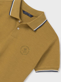 Polo m/curta print Duna (Castanho Claro)  para Menino - Mayoral