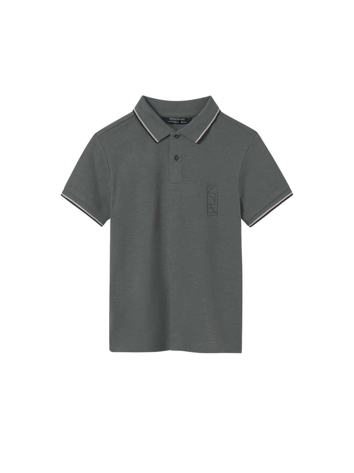 Polo m/curta print Eucalipto (Verde Escuro)  para Menino - Mayoral