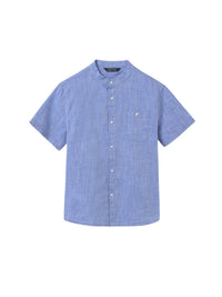 Camisa m/curta gola mao Azur (Azul)  para Menino - Mayoral