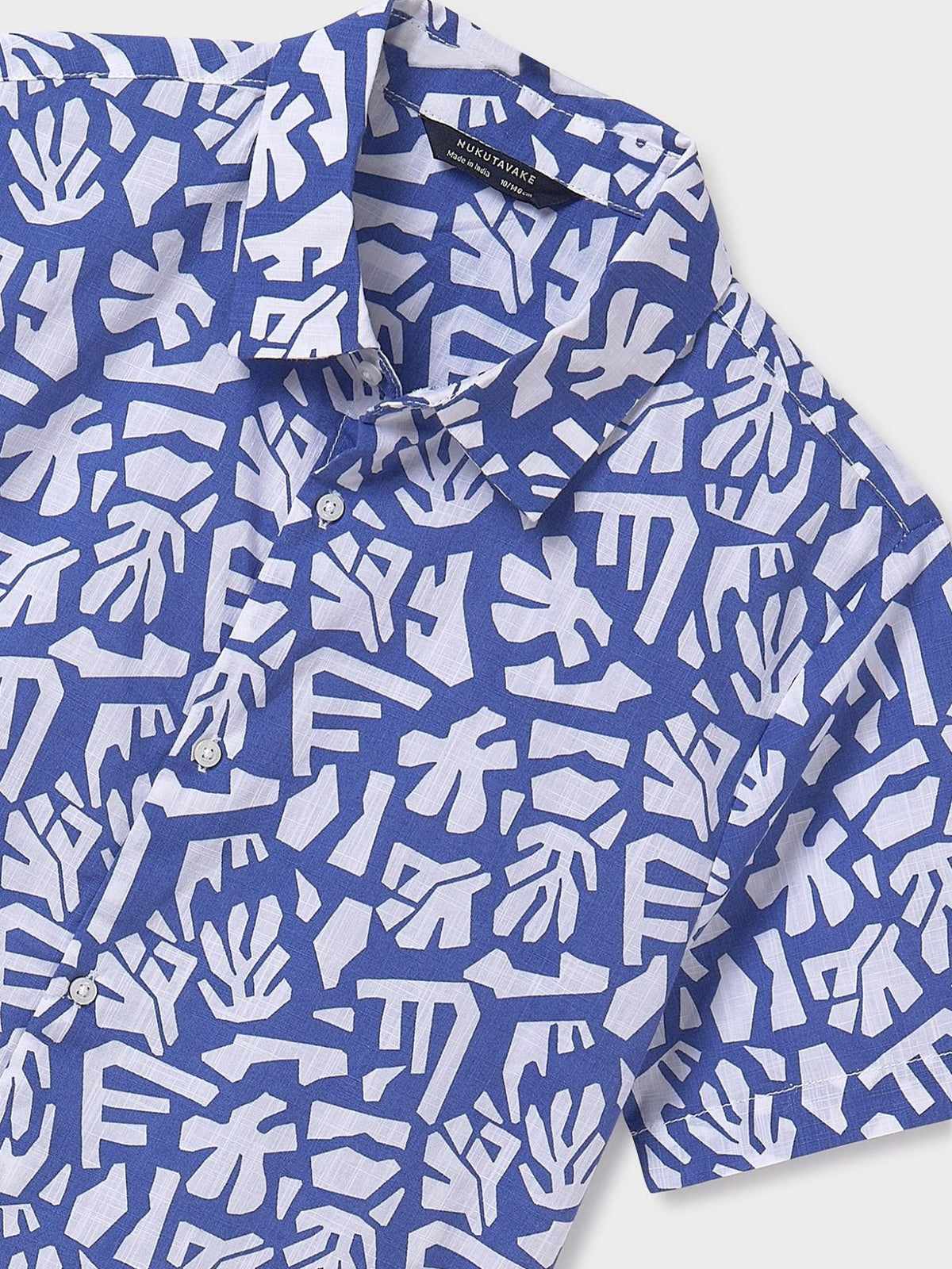 Camisa m/curta estampada Azur (Azul)  para Menino - Mayoral