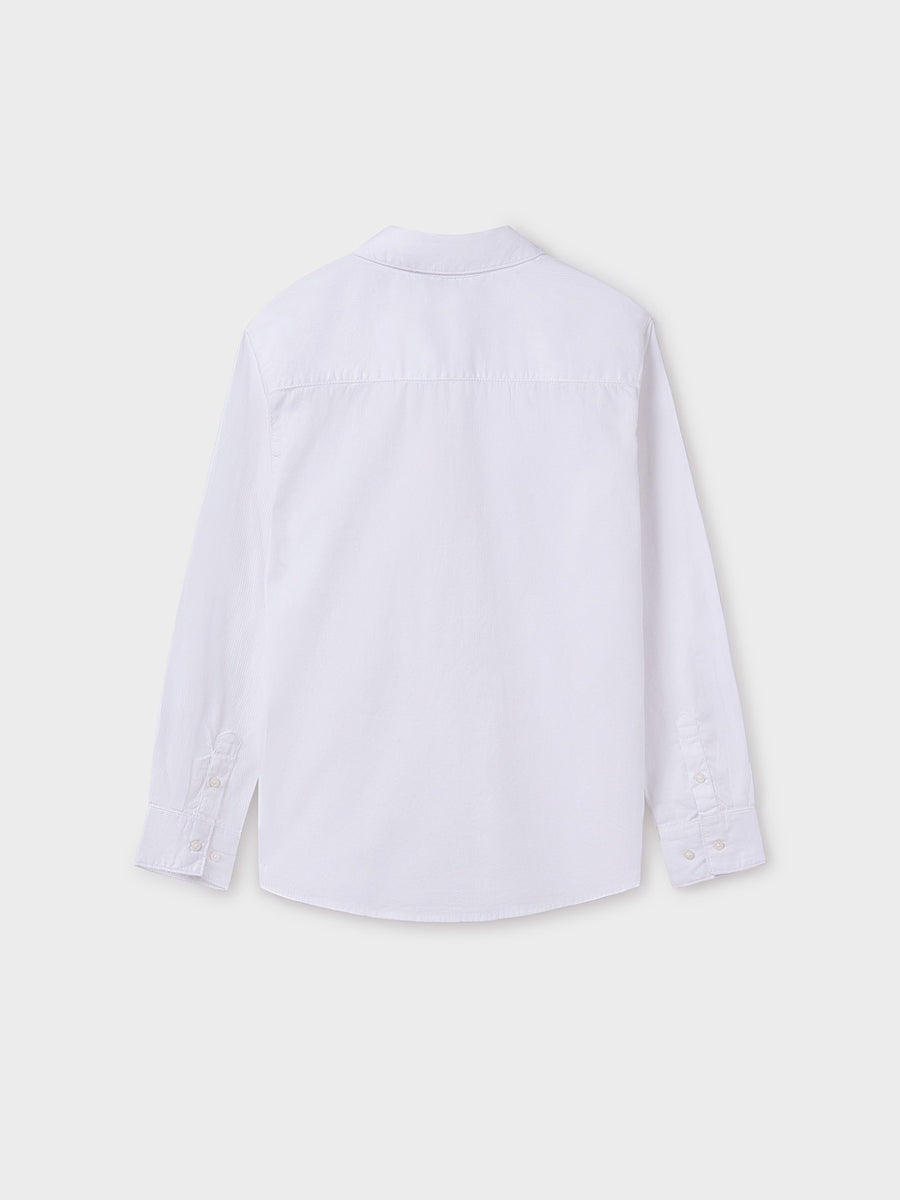Camisa m/comp. vestir Branco (Branco)  para Menino - Mayoral